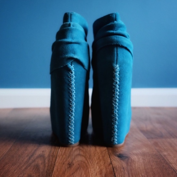 {JC} Teal Kelsey Wedge Mule - Picture 4 of 6